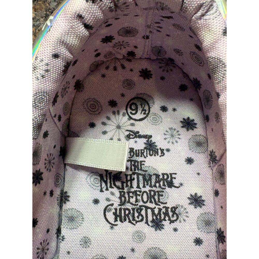 Disney The Nightmare Before Christmas Jack & Sally Slip On Sneakers Size 9.5 - Picture 8 of 13